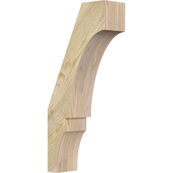 Ekena Millwork 4"W x 10"D x 22"H Balboa Rough Sawn Knee Brace, Douglas Fir BRC04X10X22BOA00RDF - main